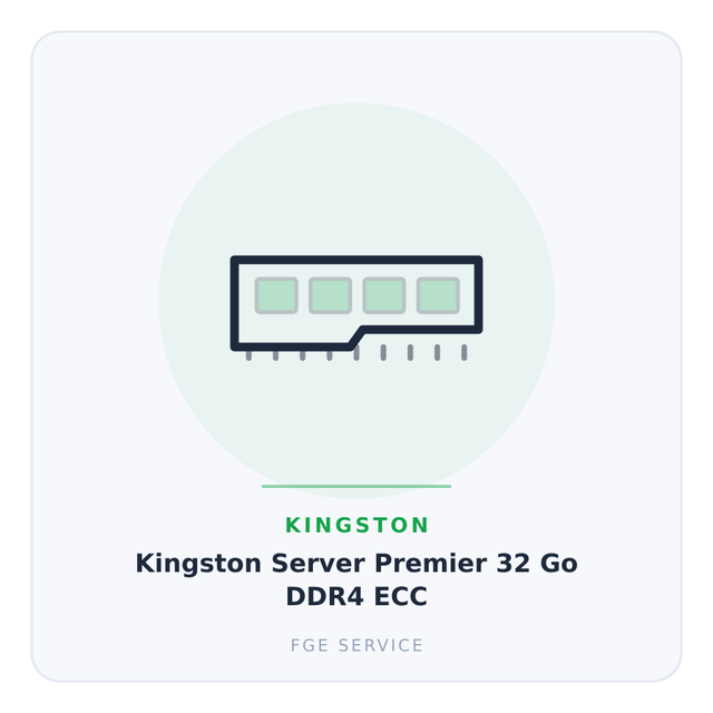 Kingston Server Premier 32 Go DDR4 ECC