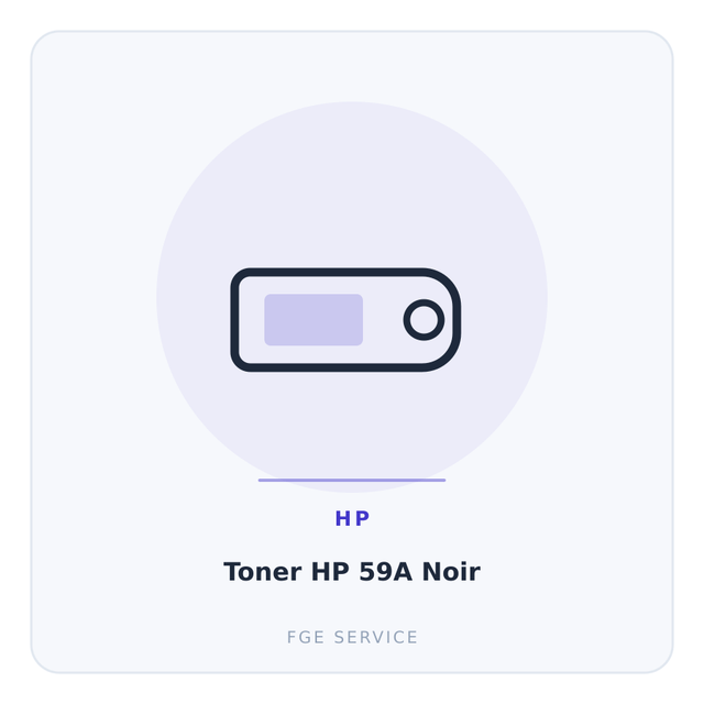 Toner HP 59A Noir
